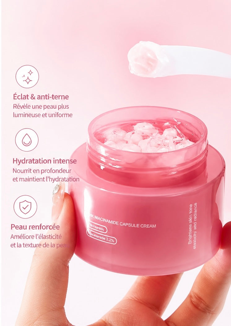 Crème Coréenne PDRN Pink Collagen Capsule Cream – Niacinamide 5%